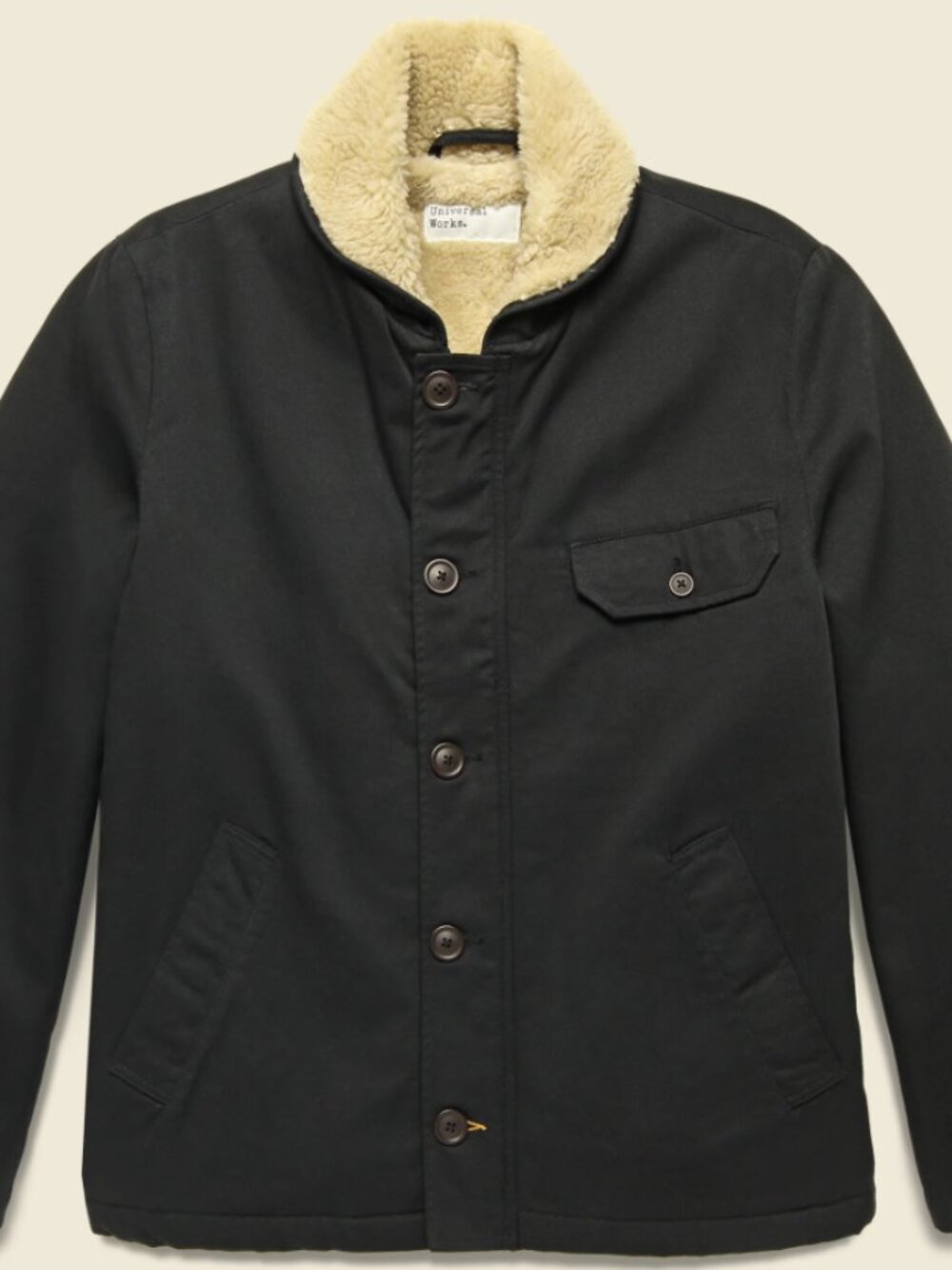 Universal Works N1 Deck Jacket – Black – Men’s Large- NWOT